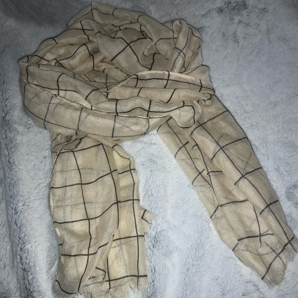 NWOT rachel pally grid scarf